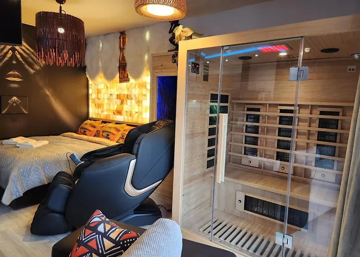 Jacuzzi & Sauna Centrum 아파트 그단스크